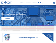 Tablet Screenshot of alcom.nl