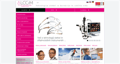 Desktop Screenshot of alcom.si