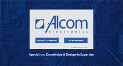 Desktop Screenshot of alcom.eu