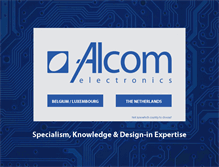 Tablet Screenshot of alcom.eu